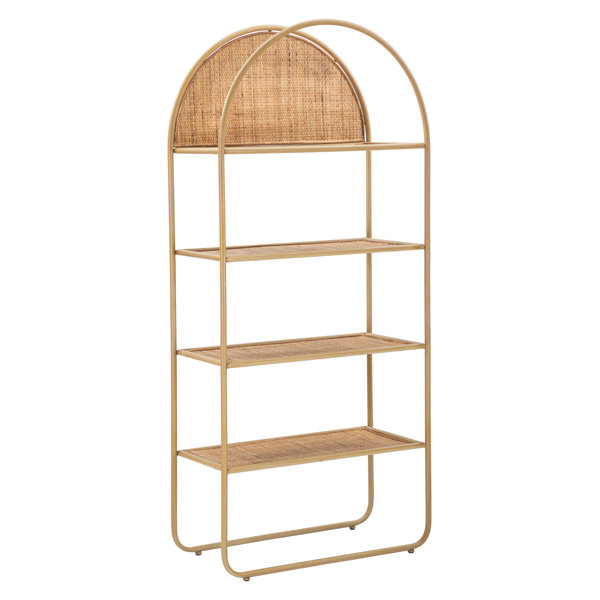 White deals wicker etagere